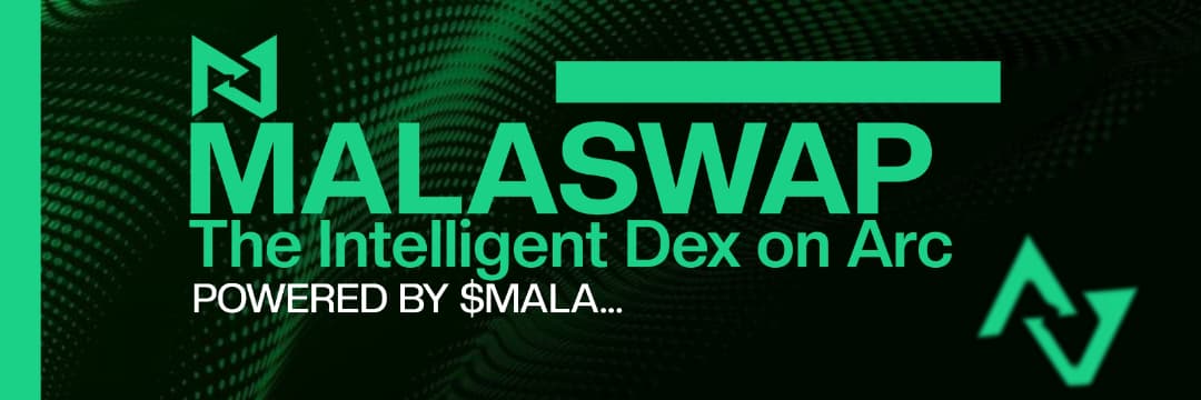 MalaSwap — The Intelligent DEX on Arc, powered by $MALA